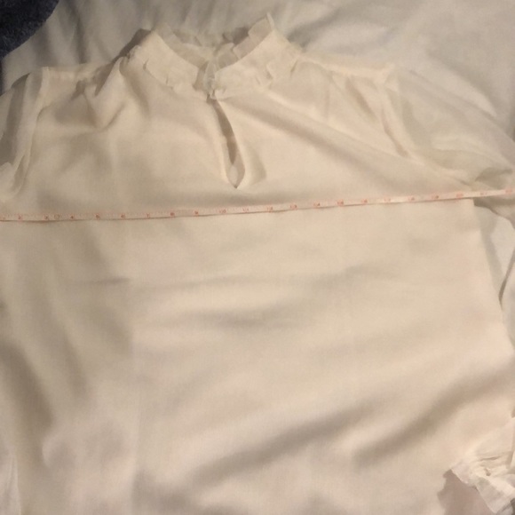 Ann Taylor white blouse - Picture 3 of 3